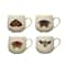 12oz. Stoneware Mugs with Painted Winged Insects Set